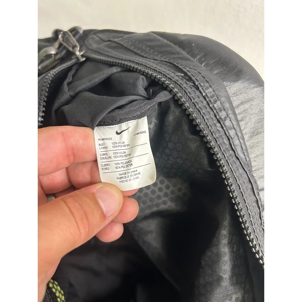 Gorpcore Nike Unisex Large Black Nylon Duffel Bag Gym Travel Weekend Carryall